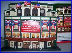 2001 Department 56 Christmas in the City Series Wrigley Field light-up facade