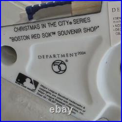 2004 Dept 56 Boston Red Sox MLB Souvenir Shop Christmas In The City NIB