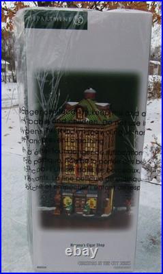 2008 Department 56 Christmas In The City #805534 HAVANA'S CIGAR SHOP Sealed LOOK