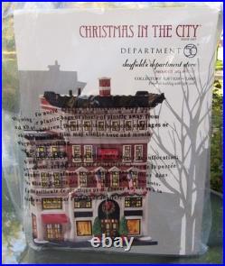 2010 Department 56 Christmas In The City #808795 DAYFIELD'S DEPARTMENT STORE nos