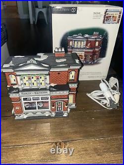 3d Harley-davidson Motorcycles Dealership 2002 Dept. 56 Christmas In The City