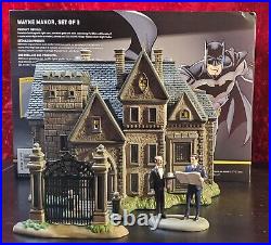 6002318 DC Comics Village Batman Wayne Manor Bruce and Alfred Department 56