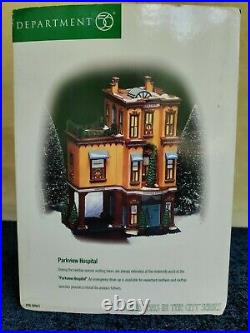 BRAND NEW Dept. 56 Christmas In The City PARKVIEW HOSPITAL Free Ship