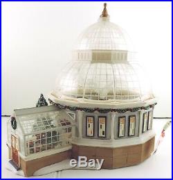 CRYSTAL GARDENS CONSERVATORY Box+Light Christmas in the City Department 56