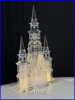 Christian Lacroix Christmas 18'' LED Illuminated Cathedral Acrylic NEW