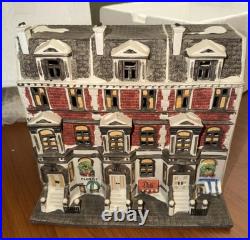 Christmas In The City Department 56 Sutton Place Brownstones. Porcelain