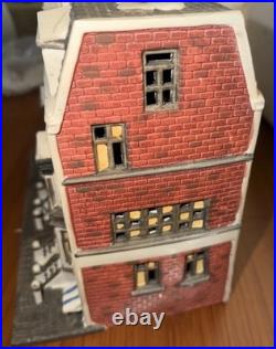 Christmas In The City Department 56 Sutton Place Brownstones. Porcelain