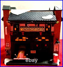 Christmas In The City Village Dept. 56 Checker City Cab Co. 4044789 (brand New)
