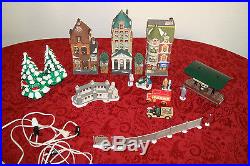 Christmas Special! Department 56 Lot Buildings Vehicles People Trees Fence FS