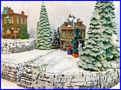 Christmas Village Display Platform For Lemax & Dept 56 Dickens-xmas In The City