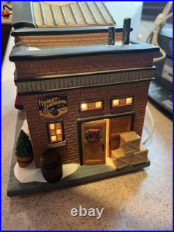 Christmas in the City Series Harley-Davidson Garage Introduced 2013 Retired 2014