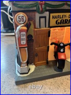 Christmas in the City Series Harley-Davidson Garage Introduced 2013 Retired 2014