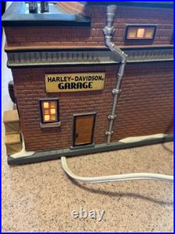 Christmas in the City Series Harley-Davidson Garage Introduced 2013 Retired 2014