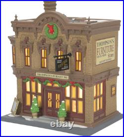 Christmas in the City Thompson'S Furniture Lit Building, 7.32 Inch, Multicolor