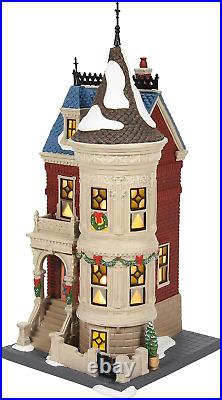 Christmas in the City Village 4656 Brentwood Lit Building, 9.13 Inch, Multicolor