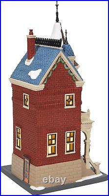 Christmas in the City Village 4656 Brentwood Lit Building, 9.13 Inch, Multicolor