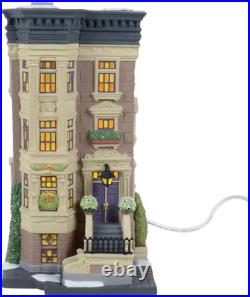 Christmas in the City Village 89 West 56Th Street Light up Building, 8.25 Inch