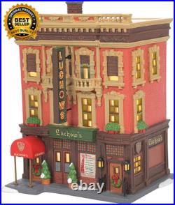 Christmas in the City Village Luchow'S German Restaurant Lit Building, 8.39