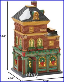 Christmas in the City Village Murphy'S Irish Pub Lit Building, 8.86 Inch, Multic