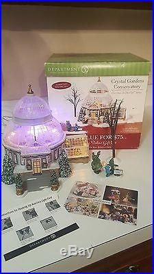 Crystal Garden Conservatory Gift Set 59219 Dept 56 Christmas In The City NIB