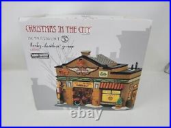 DEPARTMENT 56 CHRISTMAS IN THE CITY HARLEY DAVIDSON GARAGE Works Great