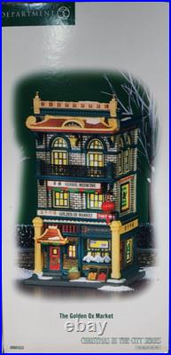DEPARTMENT 56 Christmas in the City THE GOLDEN OX MARKET, RARE