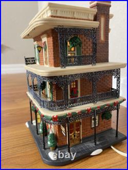 DEPARTMENT 56 Jambalaya Cafe Christmas in the City WORKS broken fence Jazz