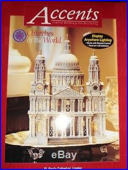 DEPT 56 CHRISTMAS IN CITY Churches Of The World ST. PAUL'S CATHEDRAL, LONDON NIB