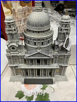 DEPT 56 CHRISTMAS IN CITY Churches Of The World ST. PAUL'S CATHEDRAL, LONDON NIB