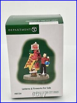 DEPT 56 CHRISTMAS IN THE CITY Accessory LANTERNS & FIREWORKS 807254