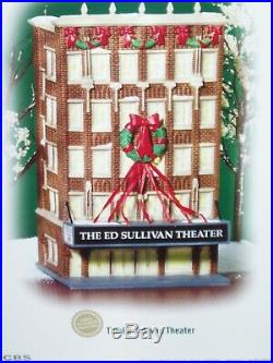 DEPT 56 CHRISTMAS IN THE CITY Village THE ED SULLIVAN THEATER Excellent Disp B