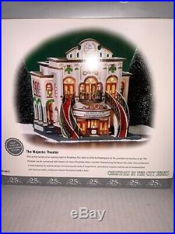 DEPT 56 CHRISTMAS IN THE CITY Village THE MAJESTIC THEATER #56.58913