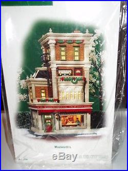 DEPT 56 CHRISTMAS IN THE CITY WOOLWORTH'S NIB Still Sealed