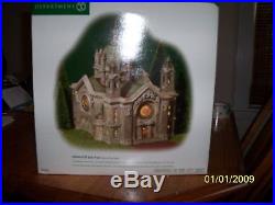 DEPT 56 Christmas In The City CATHEDRAL OF ST. PAUL NIB NL