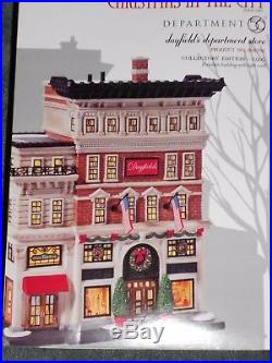 DEPT 56 Christmas In The City DAYFIELD'S DEPARTMENT STORE NIB Still Sealed