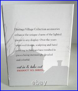 DEPT 56 Christmas In The City EAT IN & TAKE OUT #808824 BRAND NEW -RARE