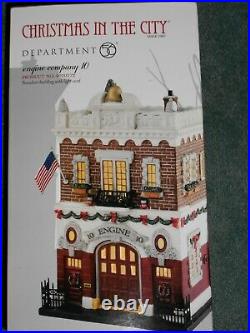 DEPT 56 Christmas In The City ENGINE COMPANY 10 NIB Sealed