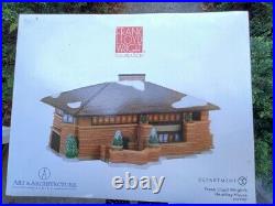 DEPT 56 Christmas In The City FRANK LLOYD WRIGHT'S HEURTLEY HOUSE NIB Sealed