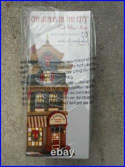 DEPT 56 Christmas In The City RACHAEL'S CANDY SHOP NIB Read