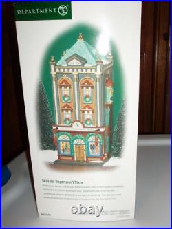 DEPT 56 Christmas In The City SEASONS DEPARTMENT STORE NIB Still Sealed DEPT 56 Christmas In The City SEASONS DEPARTMENT STORE NIB Still Sealed