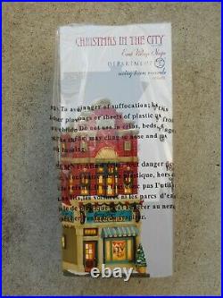 DEPT 56 Christmas In The City SWING TOWN RECORDS NIB Read