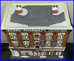 DEPT 56 Christmas In The City Series JACOBS' PHARMACY Coca-cola 2015 Perfect