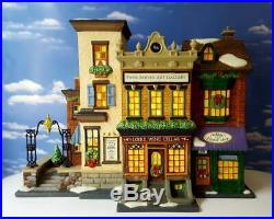 DEPT 56 Christmas in the City 5TH AVENUE SHOPPES! Fifth Art Wine Flowers Shops