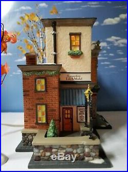 DEPT 56 Christmas in the City 5TH AVENUE SHOPPES! Stores, Deli, Art, Wine, Fifth