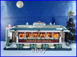 DEPT 56 Christmas in the City AMERICAN DINER! Classic, Burgers
