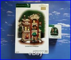 DEPT 56 Christmas in the City DOWNTOWN RADIOS & PHONOGRAPHS Plus NEW PHONOGRAPH