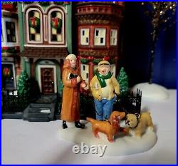 DEPT 56 Christmas in the City EAST VILLAGE ROW HOUSES! Complete, Pretty