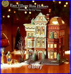 DEPT 56 Christmas in the City EAST VILLAGE ROWHOUSES! New