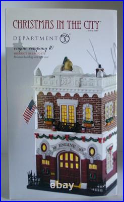 DEPT 56 Christmas in the City ENGINE COMPANY 10 #4020172 BRAND NEW