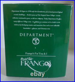 DEPT 56 Christmas in the City FRANGO'S FOR YOU & I #56-06301 -RARE! NEW